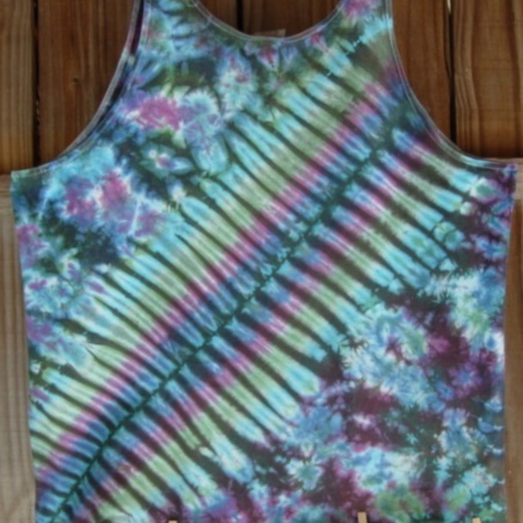 Tie Dye Tank Top Large Size - Picture 6 of 7